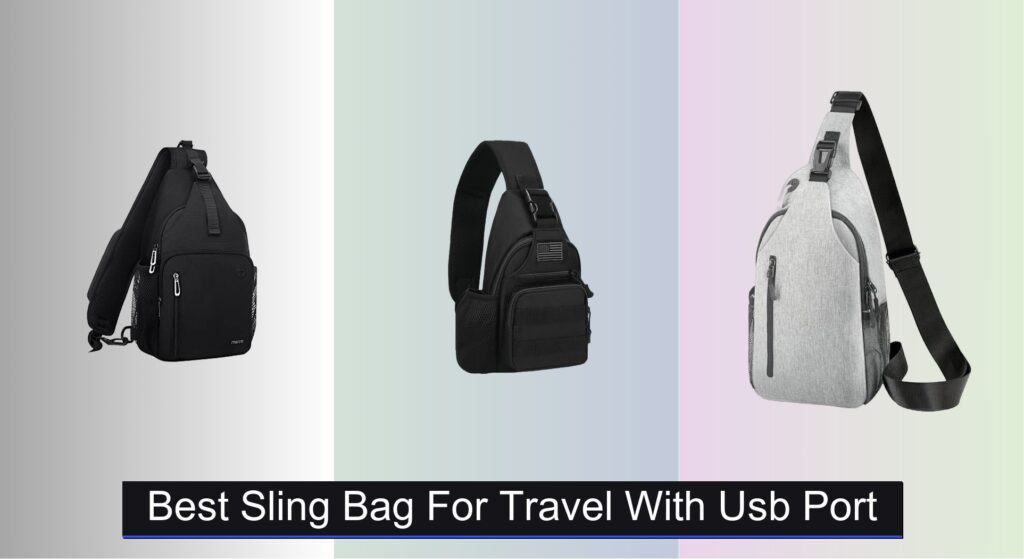 8 Best Sling Bags for Travel with USB Port 2025