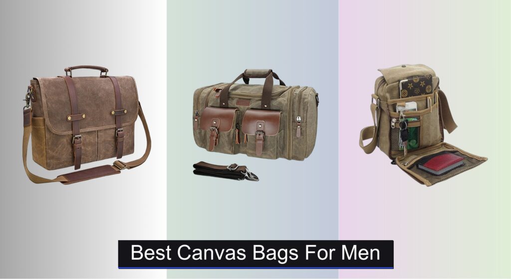 8 Best Canvas Bags for Men of 2025